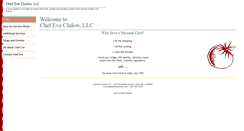 Desktop Screenshot of chefeveclulow.com